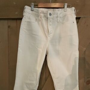 Old Navy High-Rise White Jeans